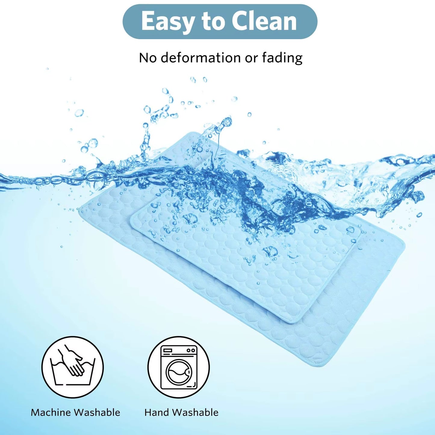 Summer Dog Cooling Mat Dogs Cat Blanket Sofa Breathable Pet Dog Bed Washable for Small Medium Large Dogs Car