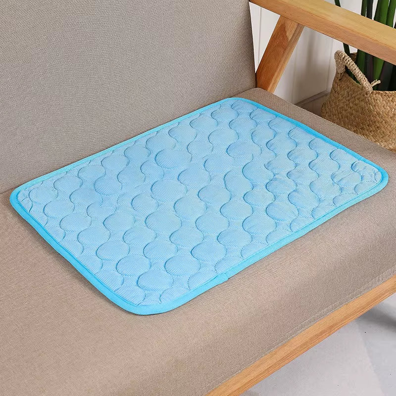 Summer Dog Cooling Mat Dogs Cat Blanket Sofa Breathable Pet Dog Bed Washable for Small Medium Large Dogs Car